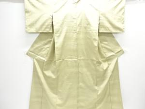 変わり横段織出し手織り紬着物